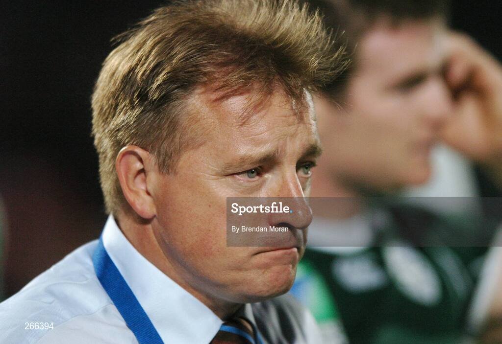 9 September 2007; Ireland head coach Eddie O'Sullivan after the game. 2007 Rugby World Cup, Pool D, Ireland v Namibia, Stade Chaban Delmas, Bordeaux, France. Picture credit; Brendan Moran / SPORTSFILE