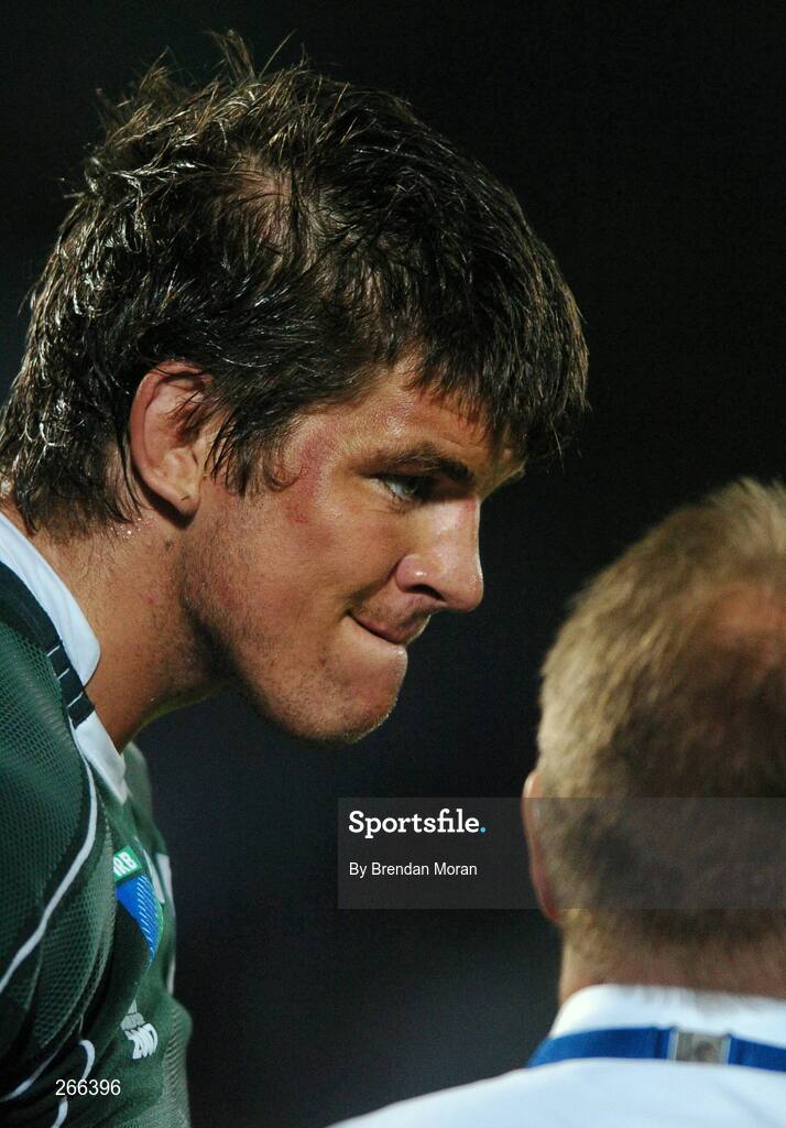 9 September 2007; Ireland's Donncha O'Callaghan after the game. 2007 Rugby World Cup, Pool D, Ireland v Namibia, Stade Chaban Delmas, Bordeaux, France. Picture credit; Brendan Moran / SPORTSFILE