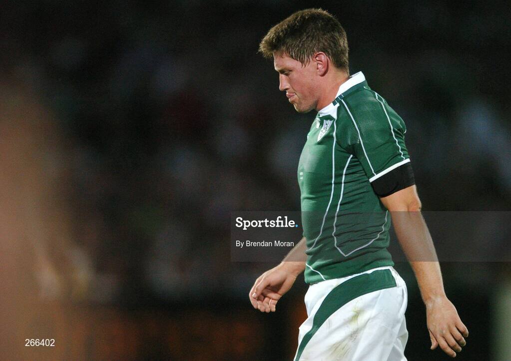 9 September 2007; Ireland's Ronan O'Gara leaves the pitch after being substituted. 2007 Rugby World Cup, Pool D, Ireland v Namibia, Stade Chaban Delmas, Bordeaux, France. Picture credit; Brendan Moran / SPORTSFILE