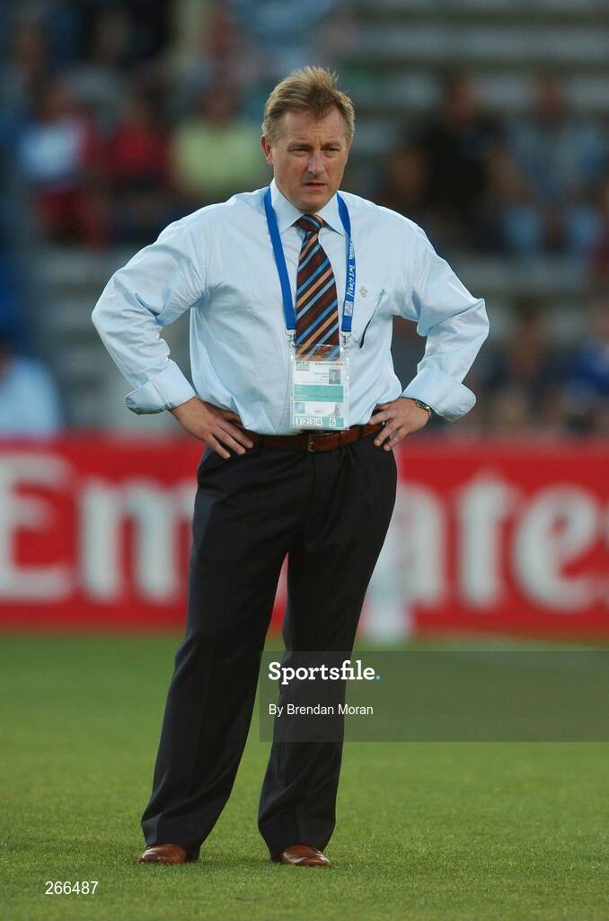 9 September 2007; Eddie O'Sullivan, Ireland head coach. 2007 Rugby World Cup, Pool D, Ireland v Namibia, Stade Chaban Delmas, Bordeaux, France. Picture credit; Brendan Moran / SPORTSFILE