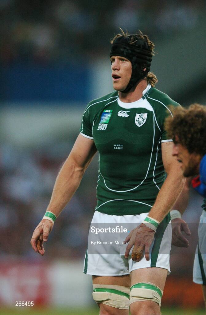 9 September 2007; Simon Easterby, Ireland. 2007 Rugby World Cup, Pool D, Ireland v Namibia, Stade Chaban Delmas, Bordeaux, France. Picture credit; Brendan Moran / SPORTSFILE