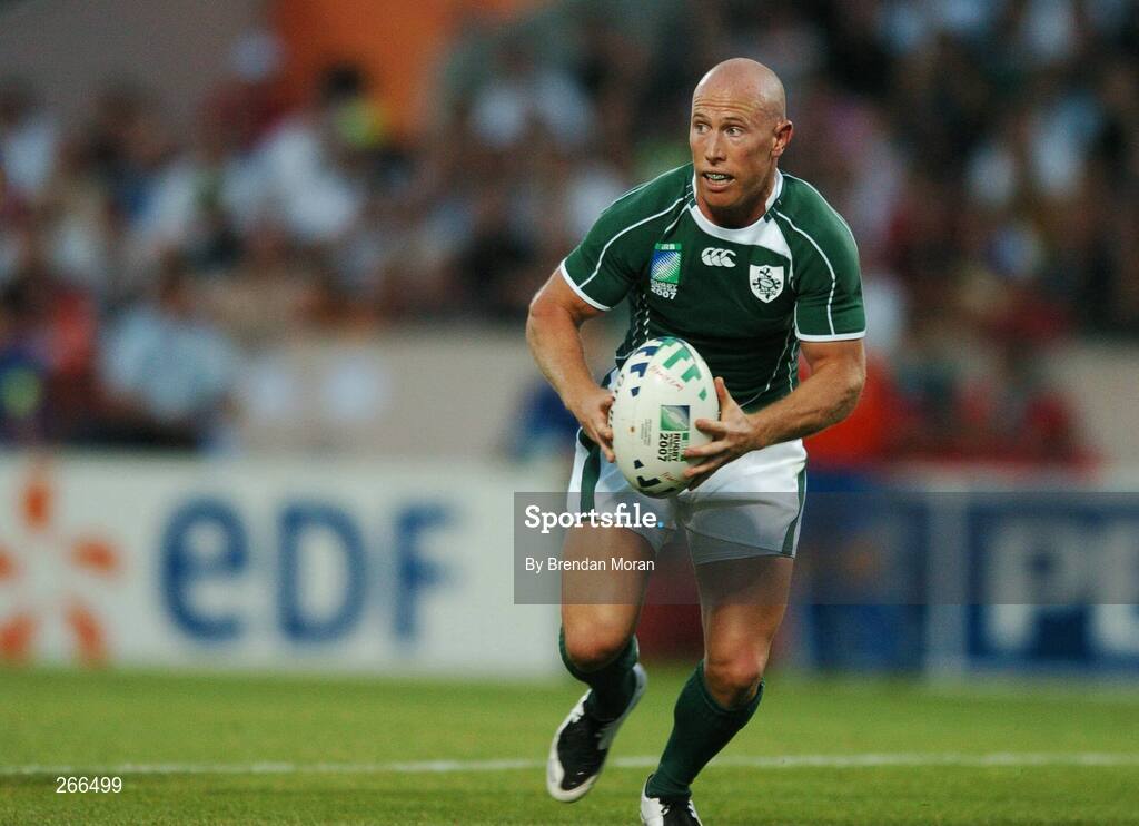 9 September 2007; Peter Stringer, Ireland. 2007 Rugby World Cup, Pool D, Ireland v Namibia, Stade Chaban Delmas, Bordeaux, France. Picture credit; Brendan Moran / SPORTSFILE