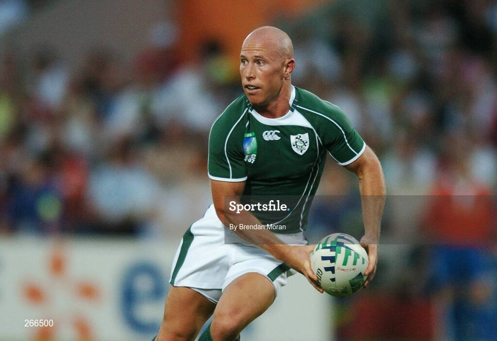 9 September 2007; Peter Stringer, Ireland. 2007 Rugby World Cup, Pool D, Ireland v Namibia, Stade Chaban Delmas, Bordeaux, France. Picture credit; Brendan Moran / SPORTSFILE