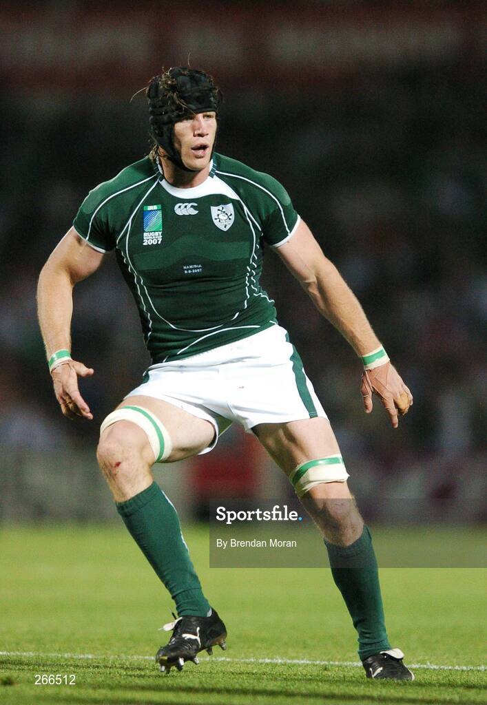 9 September 2007; Simon Easterby, Ireland. 2007 Rugby World Cup, Pool D, Ireland v Namibia, Stade Chaban Delmas, Bordeaux, France. Picture credit; Brendan Moran / SPORTSFILE