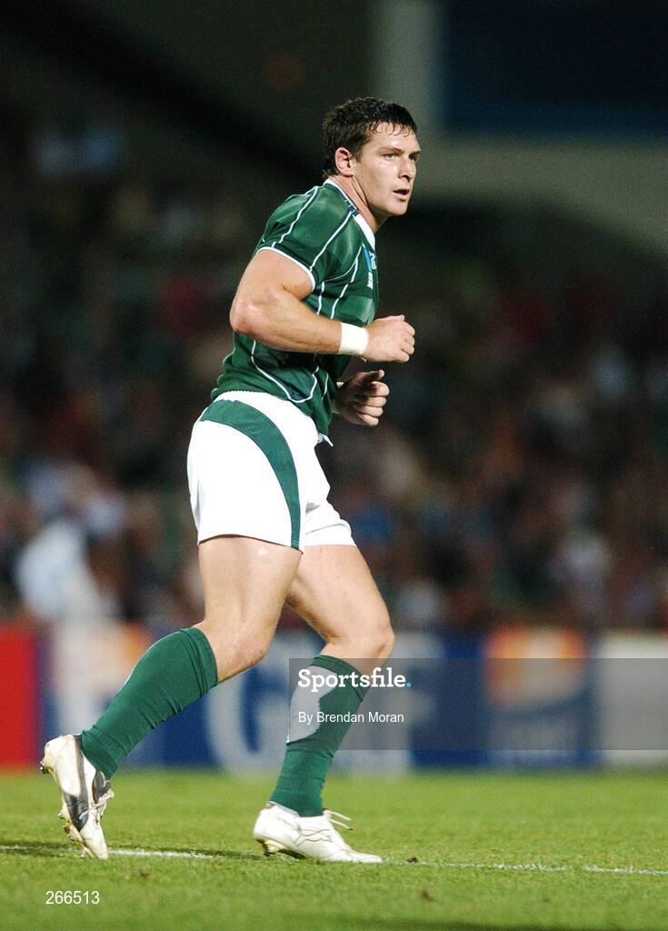 9 September 2007; David Wallace, Ireland. 2007 Rugby World Cup, Pool D, Ireland v Namibia, Stade Chaban Delmas, Bordeaux, France. Picture credit; Brendan Moran / SPORTSFILE