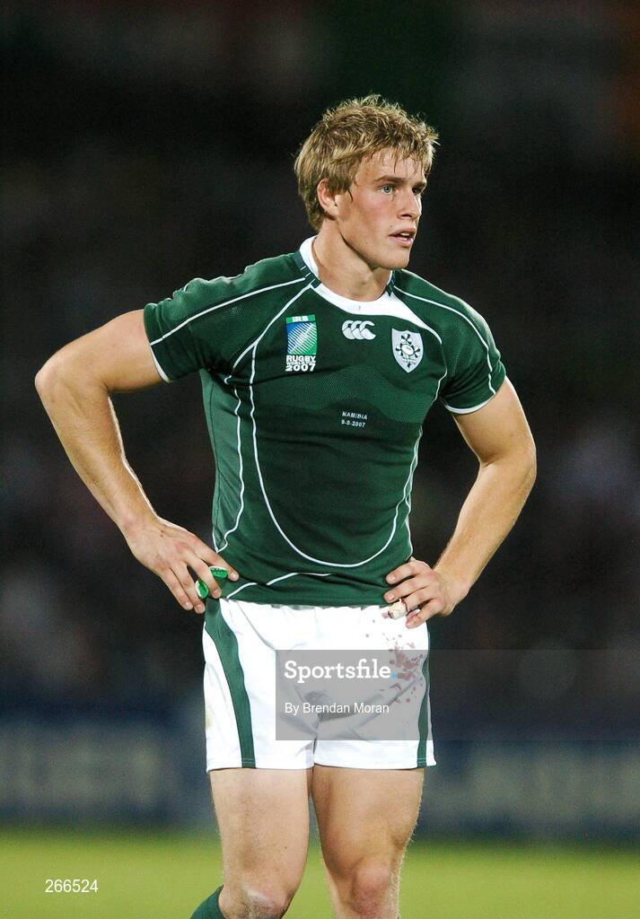 9 September 2007; Andrew Trimble, Ireland. 2007 Rugby World Cup, Pool D, Ireland v Namibia, Stade Chaban Delmas, Bordeaux, France. Picture credit; Brendan Moran / SPORTSFILE