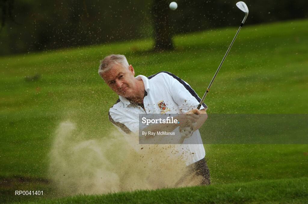 12 September 2007; Brendan Frost, Castlebar Golf Club, Co. Mayo, plays from a bunker on the 13th during the Bulmers Junior Cup Semi-Finals. Bulmers Cups and Shields Finals 2007, Shandon Park Golf Club, Belfast, Co. Antrim. Picture credit: Ray McManus / SPORTSFILE