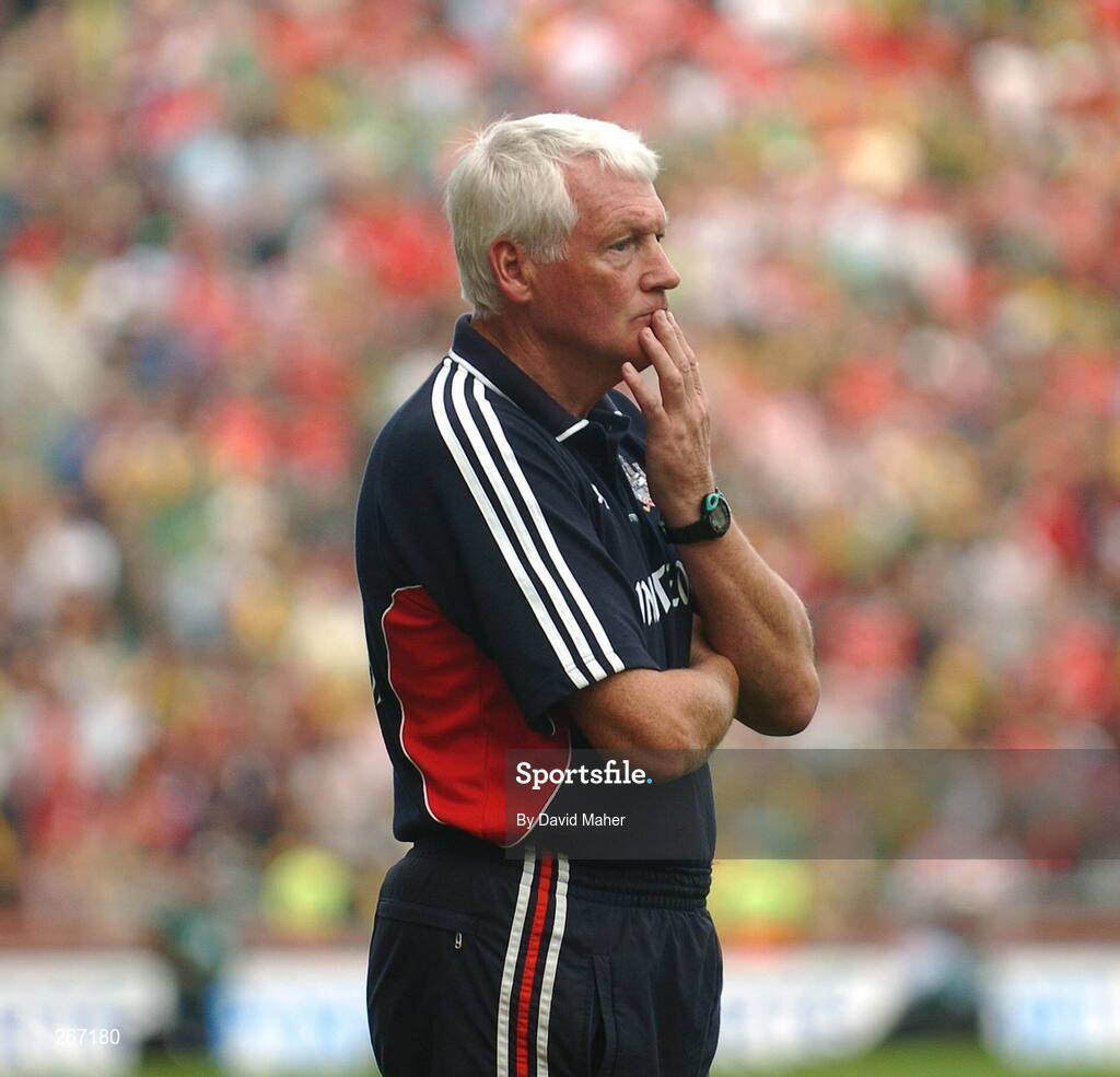 16 September 2007; A disappointed Cork manager Billy Morgan at the end of the game. Bank of Ireland All-Ireland Senior Football Championship Final, Kerry v Cork, Croke Park, Dublin. Picture credit; David Maher / SPORTSFILE