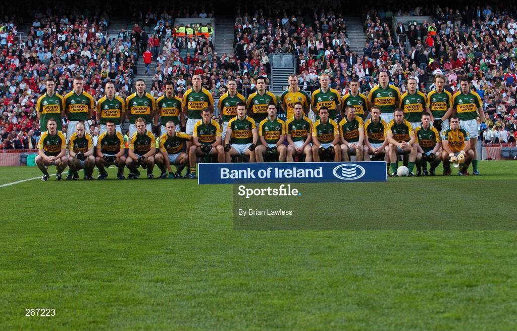 16 September 2007; The Kerry squad. Bank of Ireland All-Ireland Senior Football Championship Final, Kerry v Cork, Croke Park, Dublin. Picture credit; Brian Lawless / SPORTSFILE