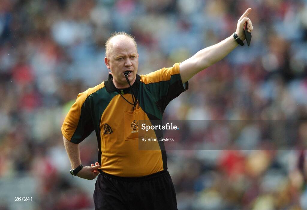 16 September 2007; Referee Derek Fahy. ESB All-Ireland Minior Football Championship Final, Galway v Derry, Croke Park, Dublin. Picture credit; Brian Lawless / SPORTSFILE