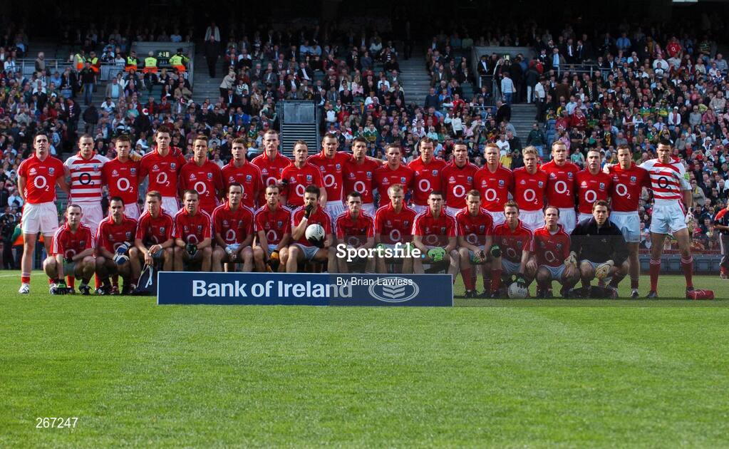16 September 2007; The Cork squad. Bank of Ireland All-Ireland Senior Football Championship Final, Kerry v Cork, Croke Park, Dublin. Picture credit; Brian Lawless / SPORTSFILE