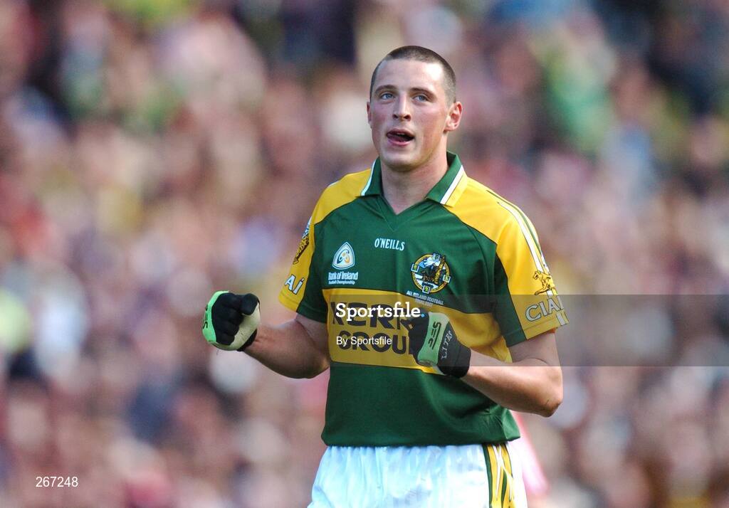16 September 2007; Kieran Donaghy, Kerry, celebrates after he scored his second goal. Bank of Ireland All-Ireland Senior Football Championship Final, Kerry v Cork, Croke Park, Dublin. Picture credit; Paul Mohan / SPORTSFILE