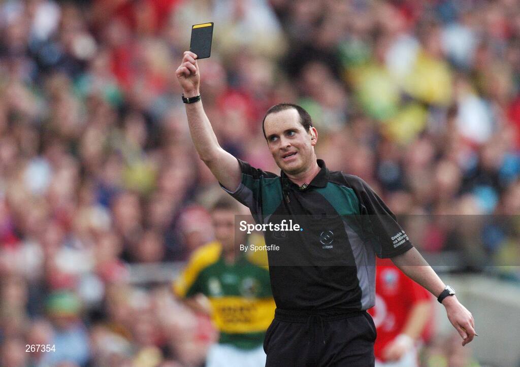 16 September 2007; Referee David Coldrick. Bank of Ireland All-Ireland Senior Football Championship Final, Kerry v Cork, Croke Park, Dublin. Picture credit; Paul Mohan / SPORTSFILE