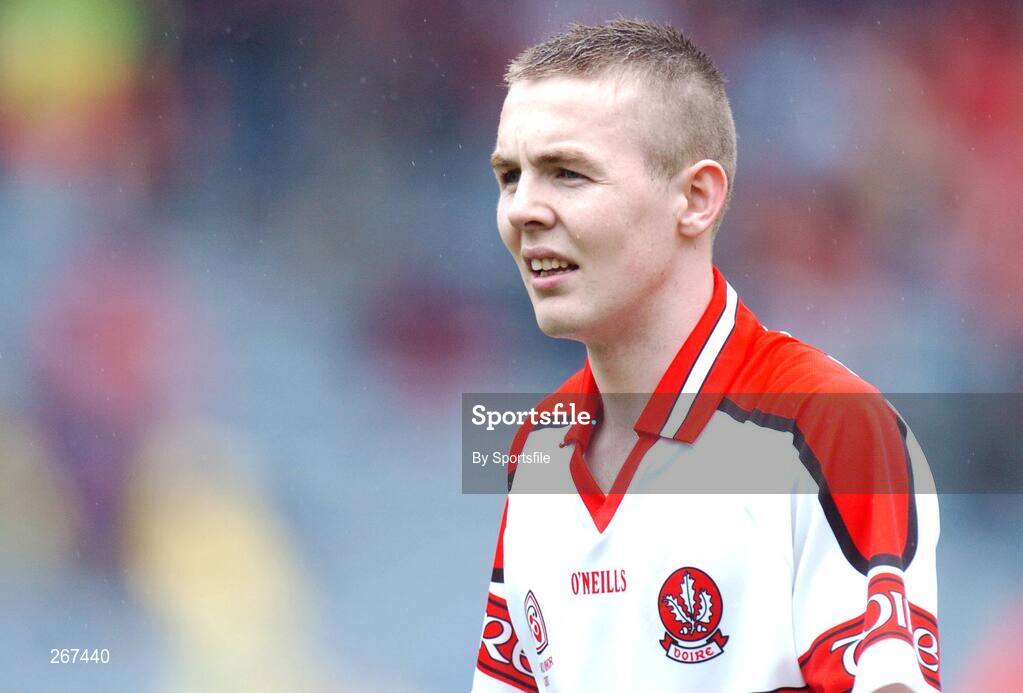 16 September 2007; Declan Bell, Derry. ESB All-Ireland Minior Football Championship Final, Galway v Derry, Croke Park, Dublin. Picture credit; Paul Mohan / SPORTSFILE