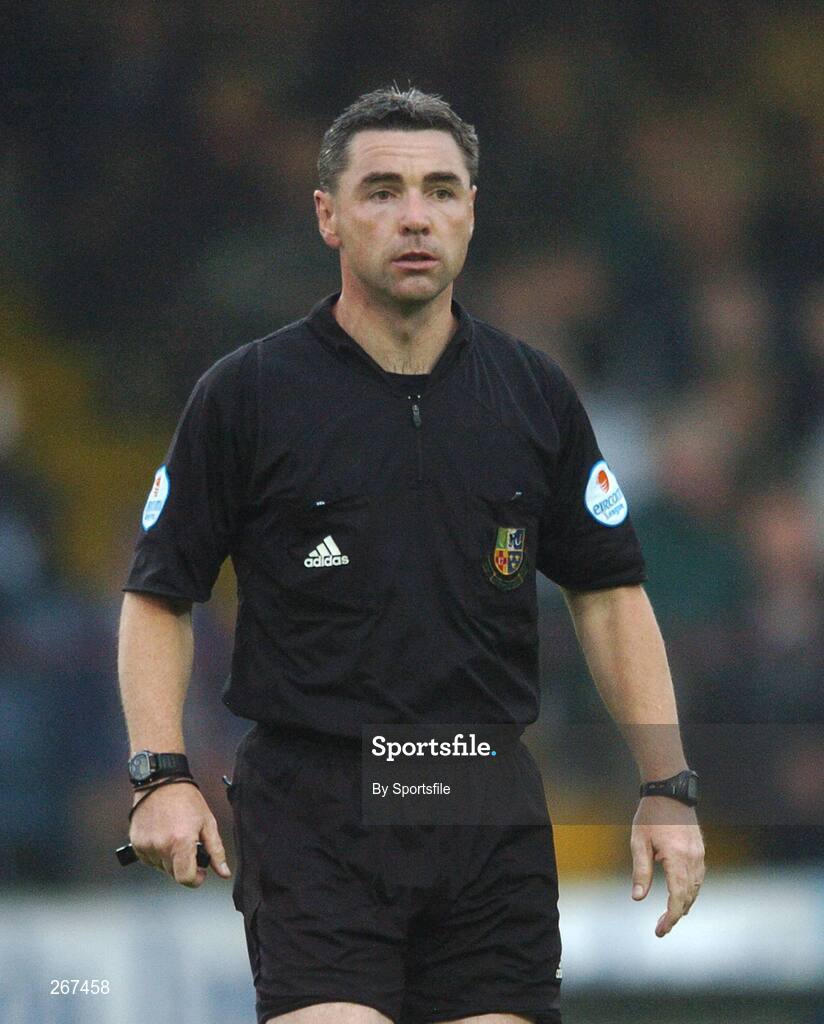 13 July 2007; Referee Damien Hancock. eircom League of Ireland Premier Division, Drogheda United v Bohemians, United Park, Drogheda, Co. Louth. Photo by Sportsfile