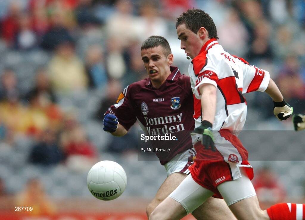 16 September 2007; Lee Moore, Derry, in action against Galway. ESB All-Ireland Minior Football Championship Final, Galway v Derry, Croke Park, Dublin. Picture credit; Matt Browne / SPORTSFILE
