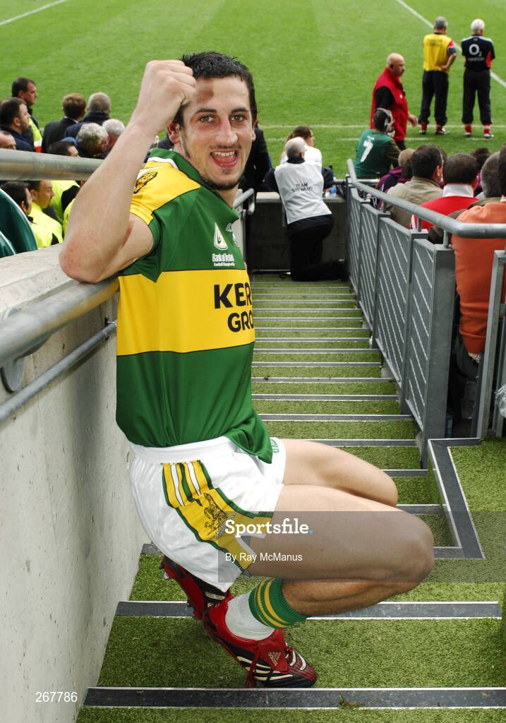 16 September 2007; Paul Galvin, Kerry, celebrates in the last minute of the game. Bank of Ireland All-Ireland Senior Football Championship Final, Kerry v Cork, Croke Park, Dublin. Picture credit; Ray McManus / SPORTSFILE