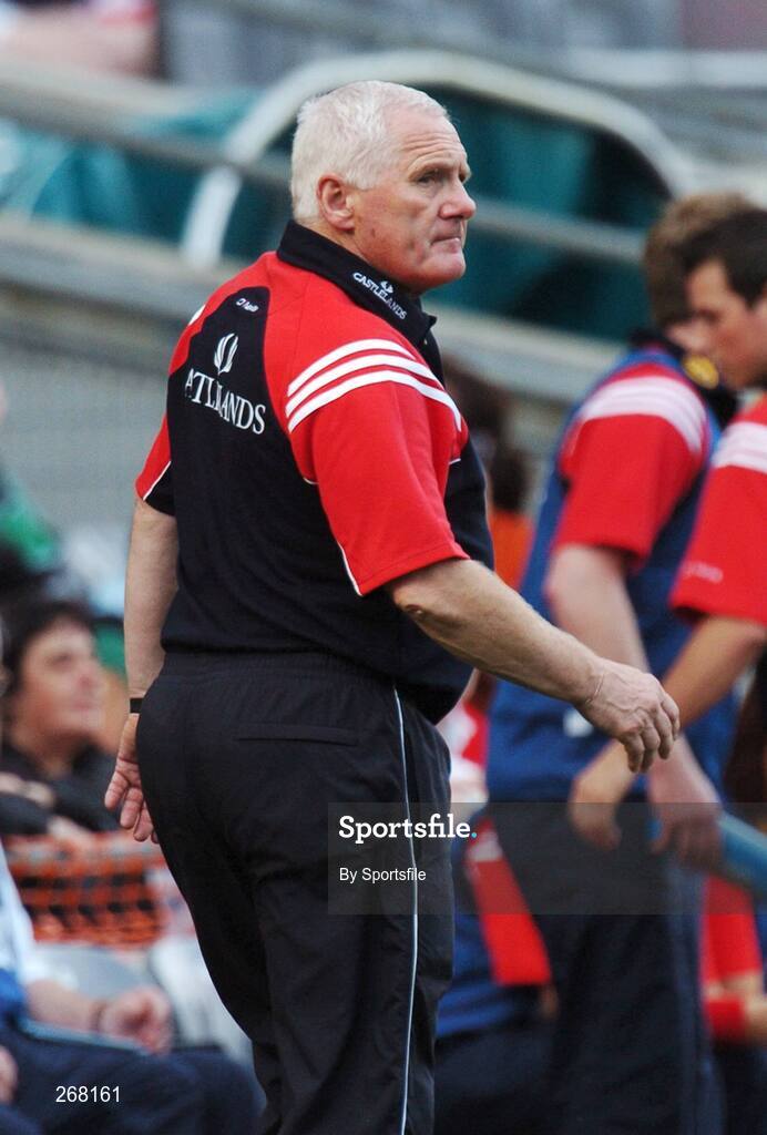 23 September 2007; Cork manager Eamonn Ryan during the game. TG4 All-Ireland Ladies Senior Football Championship Final, Cork v Mayo, Croke Park, Dublin. Picture credit; Paul Mohan / SPORTSFILE