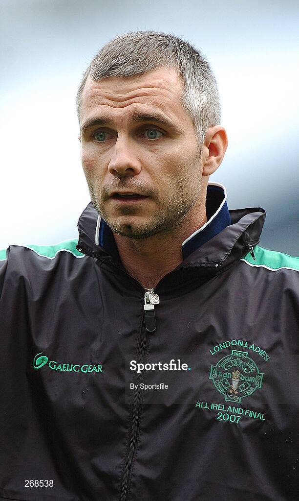 23 September 2007; London manager Johnny Wilson. TG4 All-Ireland Ladies Junior Football Championship Final, London v Kilkenny, Croke Park, Dublin. Picture credit; Paul Mohan / SPORTSFILE