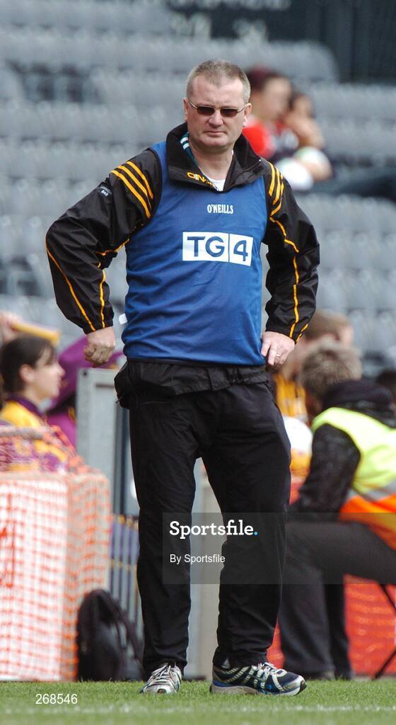 23 September 2007; Kilkenny manager Paul Whelan.TG4 All-Ireland Ladies Junior Football Championship Final, London v Kilkenny, Croke Park, Dublin. Picture credit; Paul Mohan / SPORTSFILE