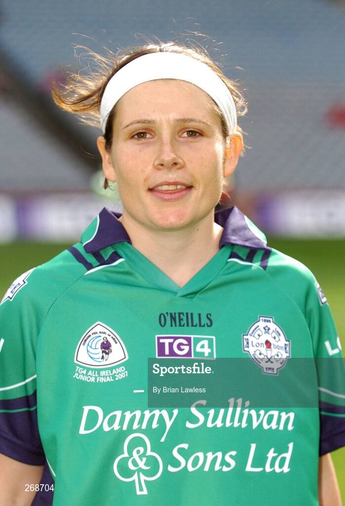23 September 2007; London captain Bree White.TG4 All-Ireland Ladies Junior Football Championship Final, London v Kilkenny, Croke Park, Dublin. Picture credit; Brian Lawless / SPORTSFILE