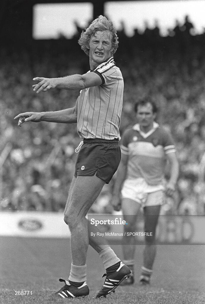 24 June 1984; Mick Holden of Dublin during the Leinster Football Final match between Offaly and Dublin at Croke Park, Dublin. Photo by Ray McManus/Sportsfile