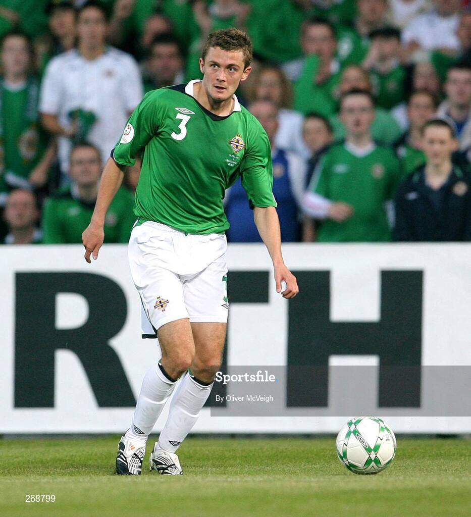 22 August 2007; George McCartney, Northern Ireland. 2008 European Championship Qualifier, Group F, Northern Ireland v Liechtenstein, Windsor Park, Belfast, Co. Antrim. Picture credit: Oliver McVeigh / SPORTSFILE