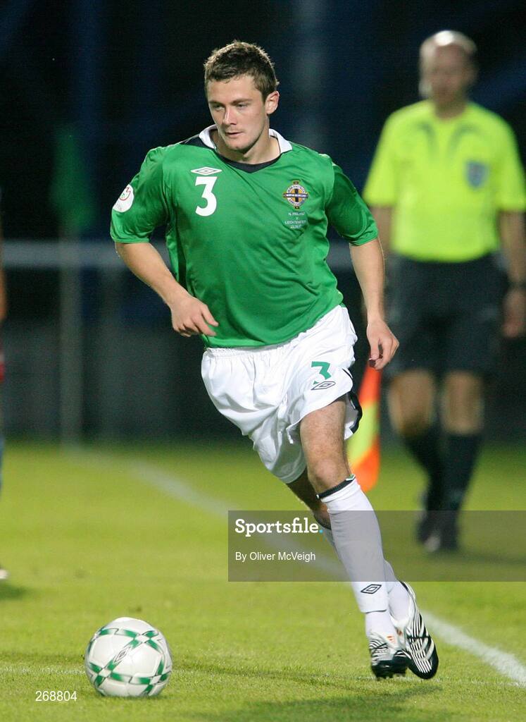 22 August 2007; George McCartney, Northern Ireland. 2008 European Championship Qualifier, Group F, Northern Ireland v Liechtenstein, Windsor Park, Belfast, Co. Antrim. Picture credit: Oliver McVeigh / SPORTSFILE