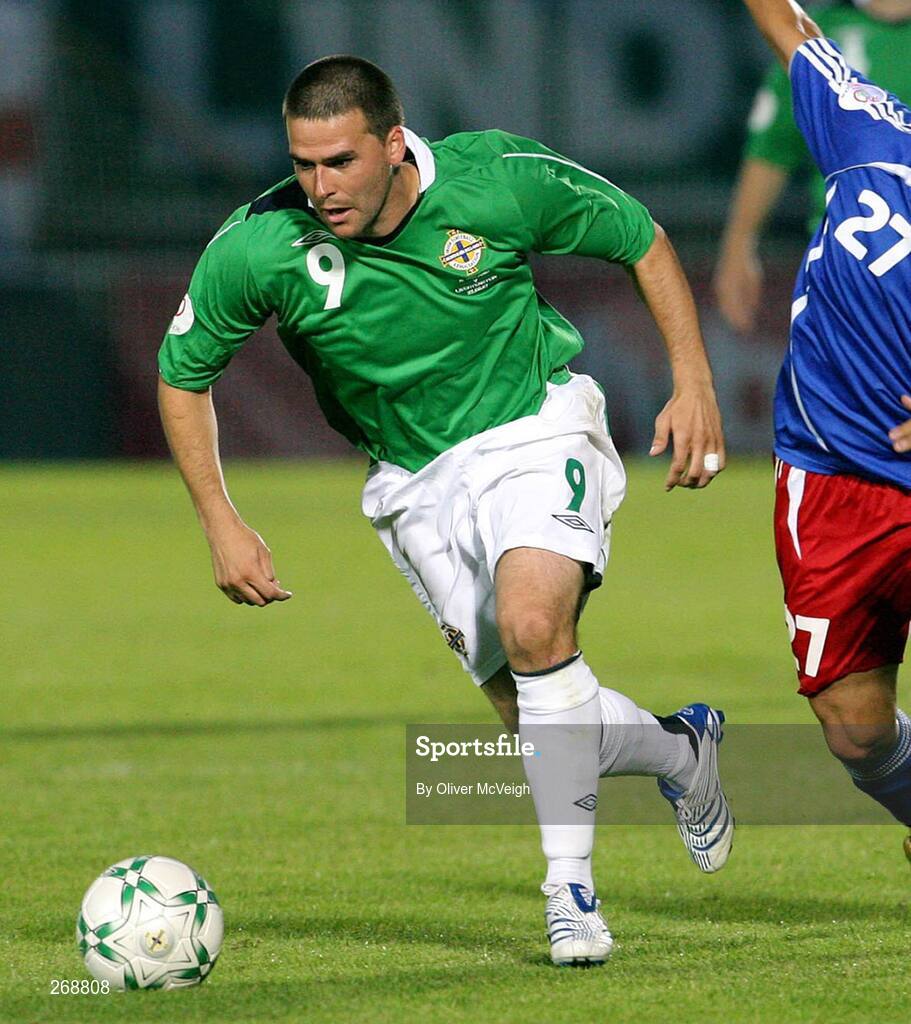 22 August 2007; David Healy, Northern Ireland. 2008 European Championship Qualifier, Group F, Northern Ireland v Liechtenstein, Windsor Park, Belfast, Co. Antrim. Picture credit: Oliver McVeigh / SPORTSFILE