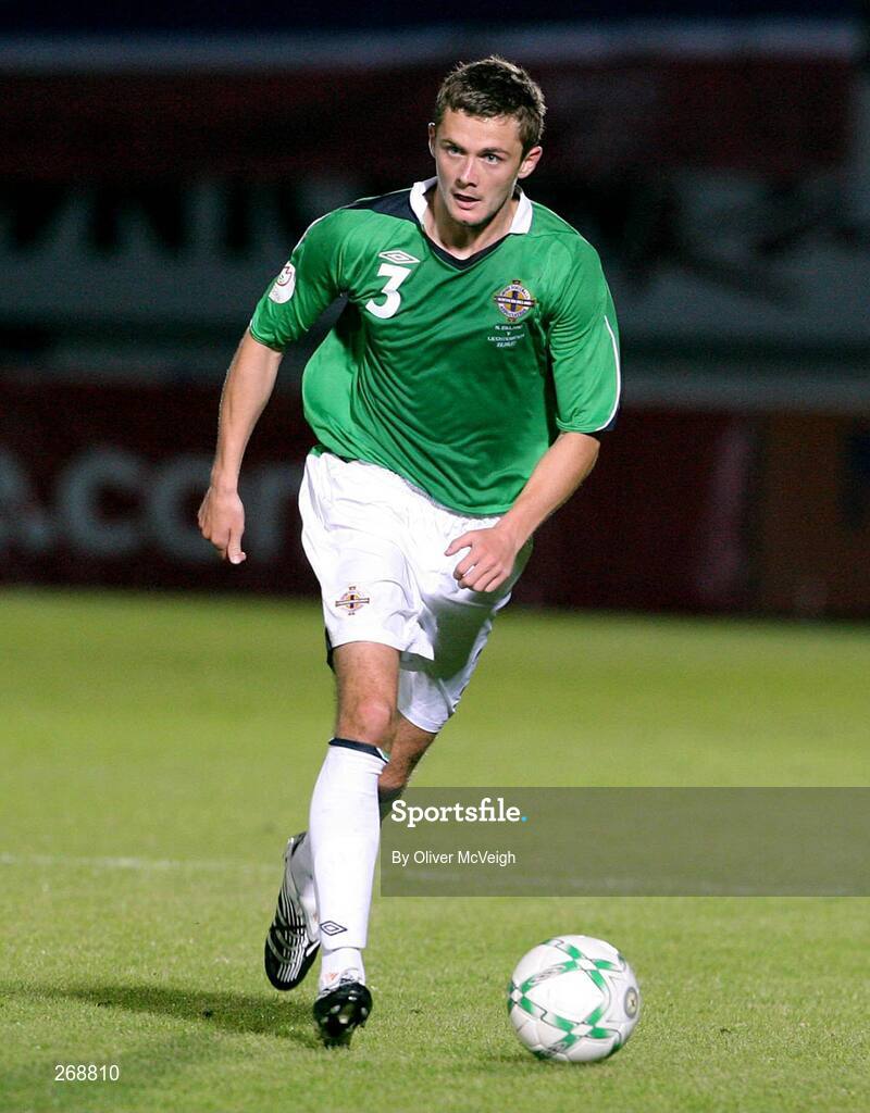 22 August 2007; George McCartney, Northern Ireland. 2008 European Championship Qualifier, Group F, Northern Ireland v Liechtenstein, Windsor Park, Belfast, Co. Antrim. Picture credit: Oliver McVeigh / SPORTSFILE