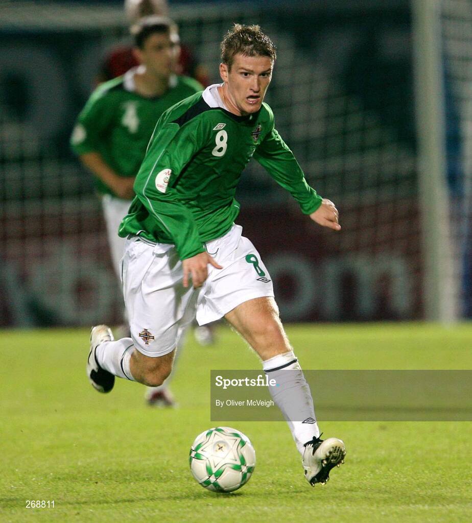 22 August 2007; Steve Davis, Northern Ireland. 2008 European Championship Qualifier, Group F, Northern Ireland v Liechtenstein, Windsor Park, Belfast, Co. Antrim. Picture credit: Oliver McVeigh / SPORTSFILE