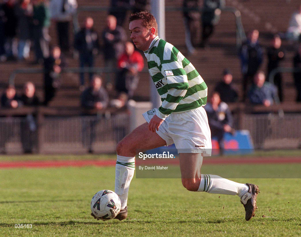 13 February 2000; Billy Woods of Shamrock Rovers during the Eircom League Premier Division match between Shamrock Rovers and Finn Harps at Morton Stadium in Dublin. Photo by David Maher/Sportsfile