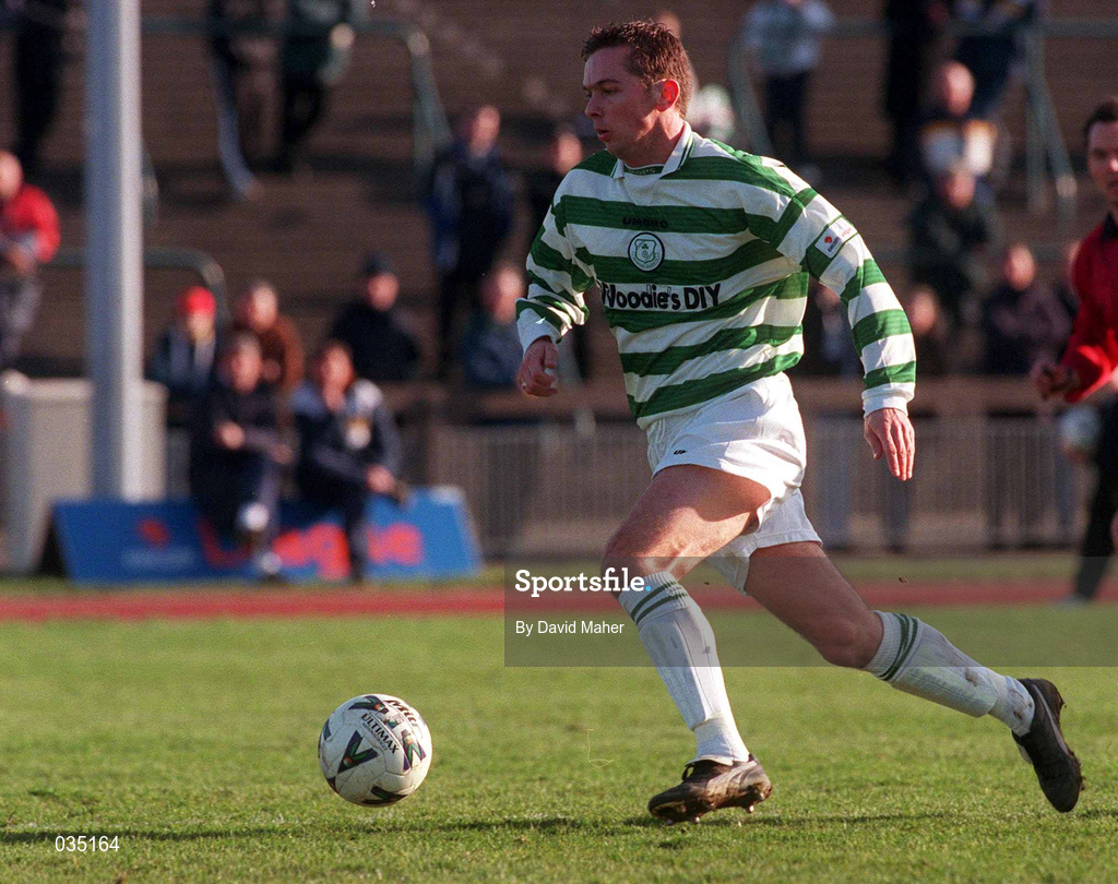 13 February 2000; Billy Woods of Shamrock Rovers during the Eircom League Premier Division match between Shamrock Rovers and Finn Harps at Morton Stadium in Dublin. Photo by David Maher/Sportsfile