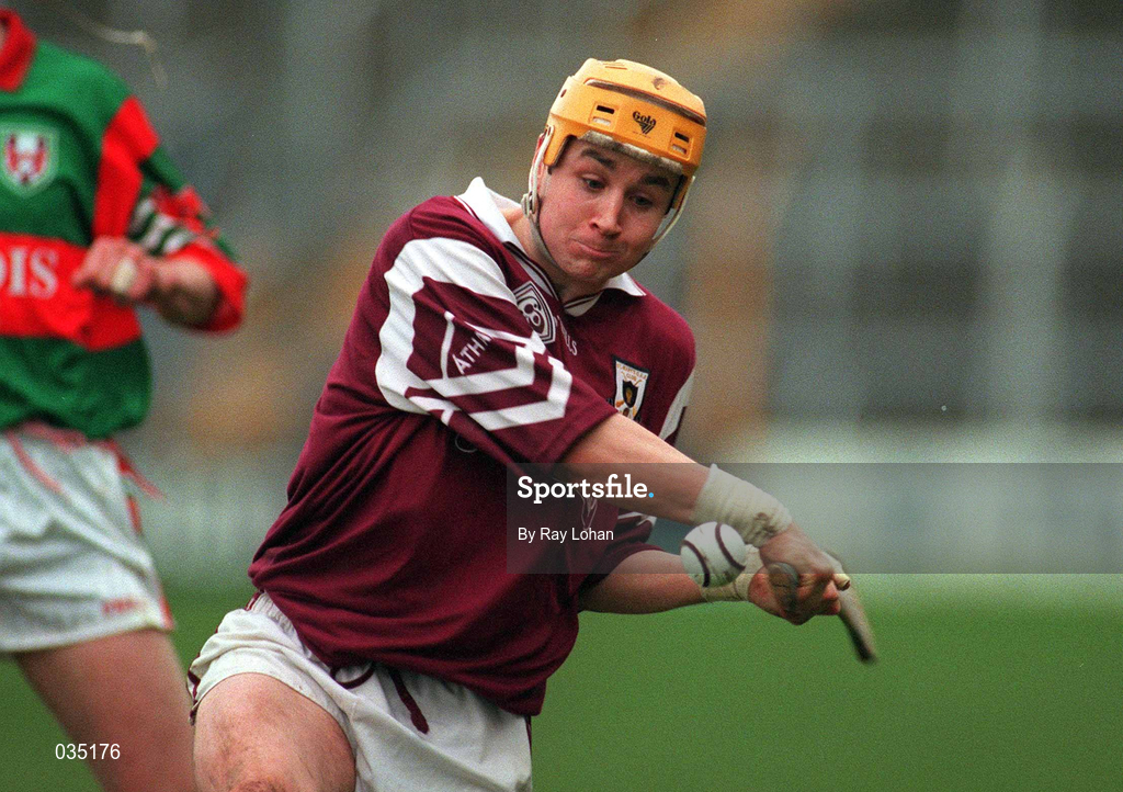 13 February 2000; Brian Higgins of Athenry during the AIB All-Ireland Senior Club Hurling Championship Semi-Final match between Athenry and Birr at Semple Stadium in Thurles, Tipperary. Photo by Ray Lohan/Sportsfile