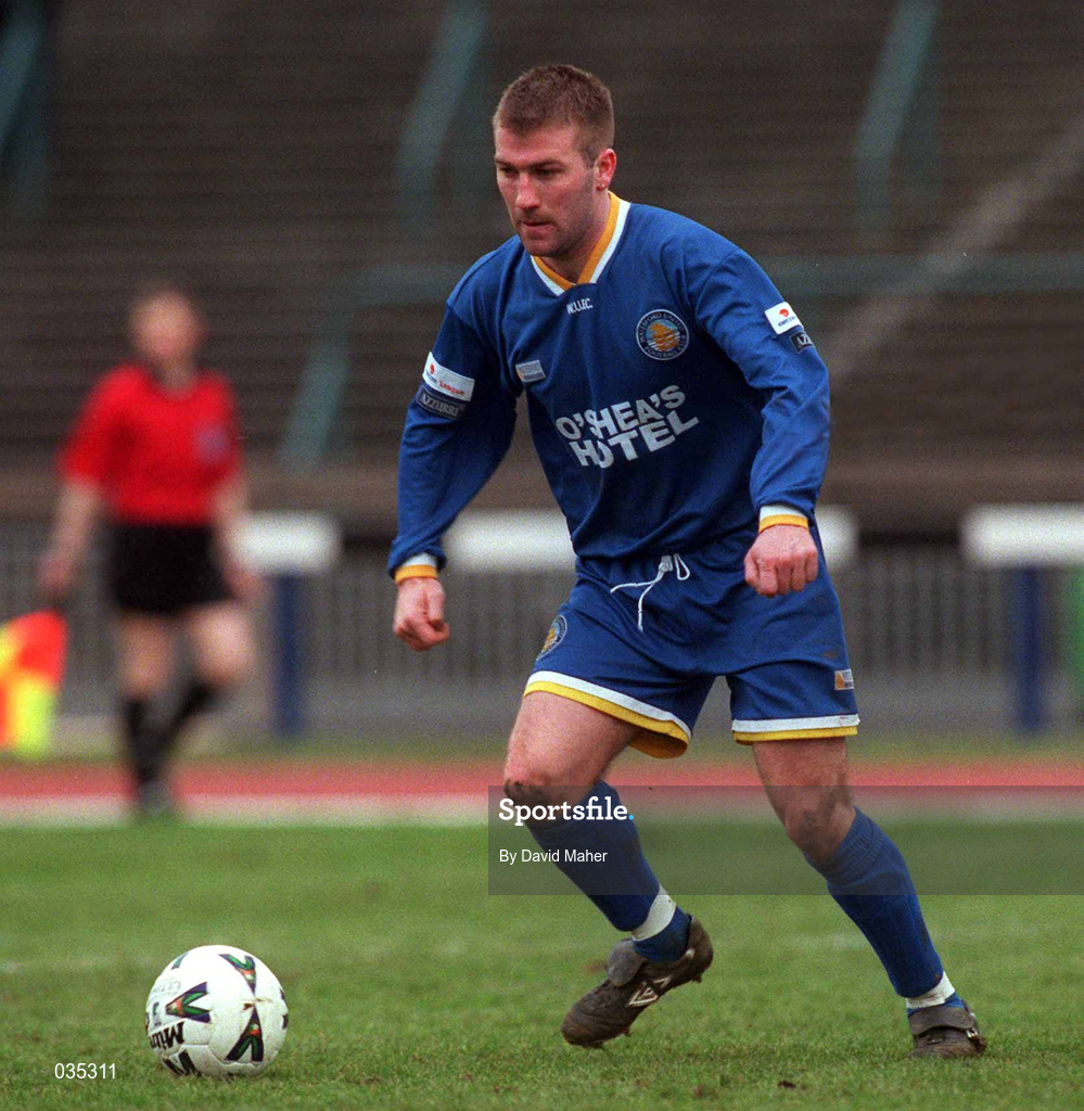 27 February 2000; David Whittle of Waterford United during the Eircom League Premier Division match between Shamrock Rovers and Waterford United at Morton Stadium in Dublin. Photo by David Maher/Sportsfile