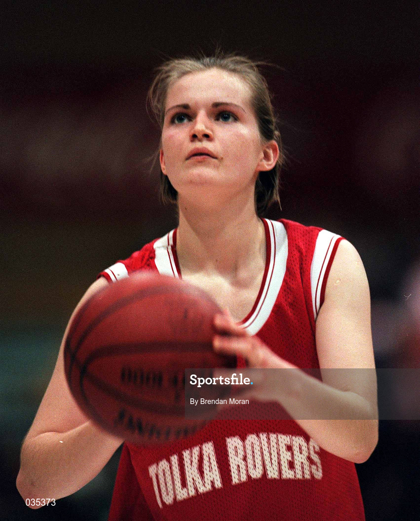 28 January 2000. Denise Walsh of Tolka Rovers during the Senior Women's Sprite Cup Semi-Final match between Tolka Rovers v Meteors at Tallaght Stadium in Dublin. Photo by Brendan Moran/Sportsfile