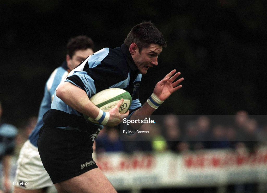 13 February 2000; Eddie Halvey of Shannon during the AIB All-Ireland League Division 1 match between Garryowen and Shannon at Dooradoyle in Limerick. Photo by Matt Browne/Sportsfile