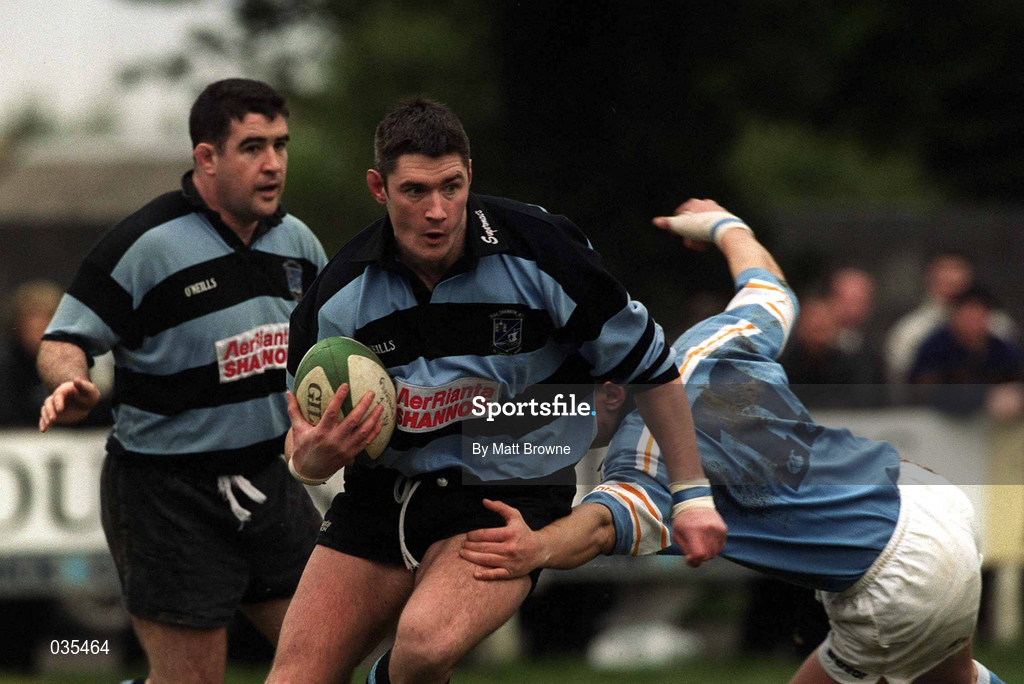13 February 2000; Eddie Halvey of Shannon during the AIB All-Ireland League Division 1 match between Garryowen and Shannon at Dooradoyle in Limerick. Photo by Matt Browne/Sportsfile