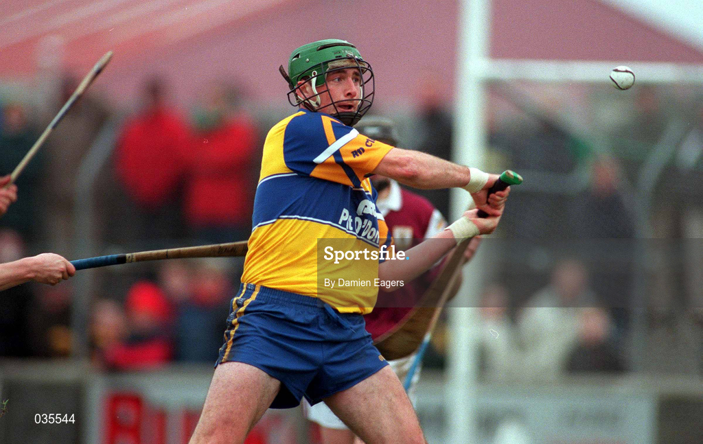 27 February 2000; Fergus Flynn of Clare during the Church & General National Hurling League Division 1A Round 2 match between Clare and Galway at Hennessy Park in Miltown Malbay, Clare. Photo by Damien Eagers/Sportsfile
