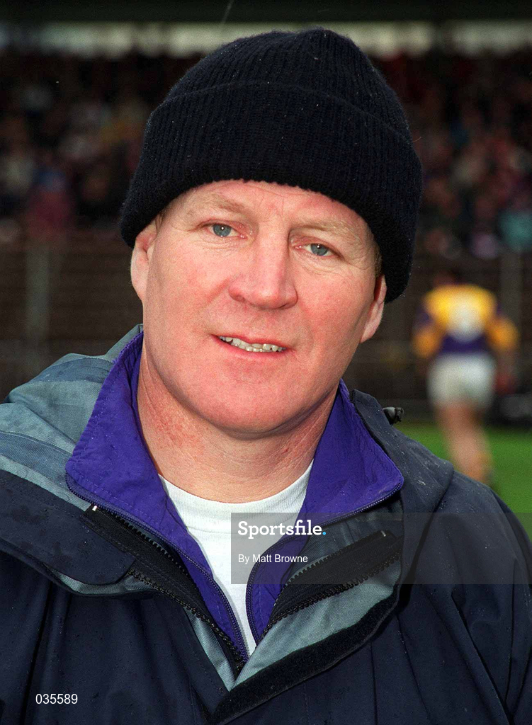 1 March 2000; Wexford manager Joachim Kelly before the Church & General National Hurling League Division 1B Round 2 match between Waterford and Wexford at Walsh Park in Waterford. Photo by Matt Browne/Sportsfile