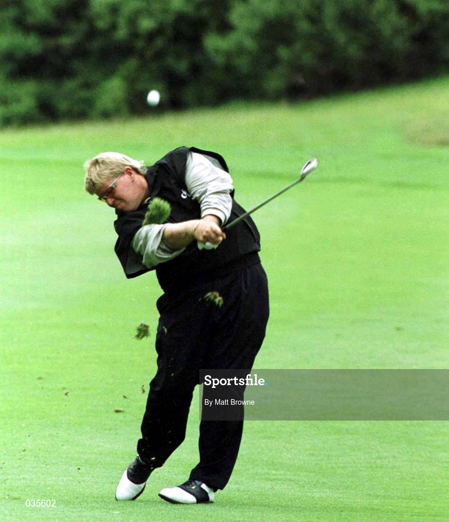 2 July 1999; John Daly plays off the 6th fairway during day two of the Murphy's Irish Open at Druids Glen in Wicklow. Photo by Matt Browne/Sportsfile