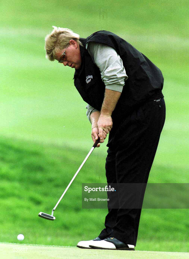 2 July 1999; John Daly pictured on the 5th green during day two of the Murphy's Irish Open at Druids Glen in Wicklow. Photo by Matt Browne/Sportsfile