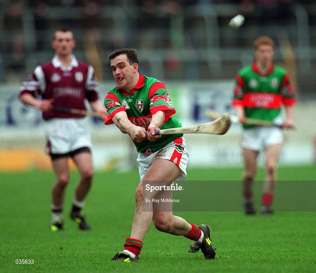 13 February 2000; Johnny Pilkington of Birr during the AIB All-Ireland Senior Club Hurling Championship Semi-Final match between Athenry and Birr at Semple Stadium in Thurles, Tipperary. Photo by Ray McManus/Sportsfile *** Local Caption ***