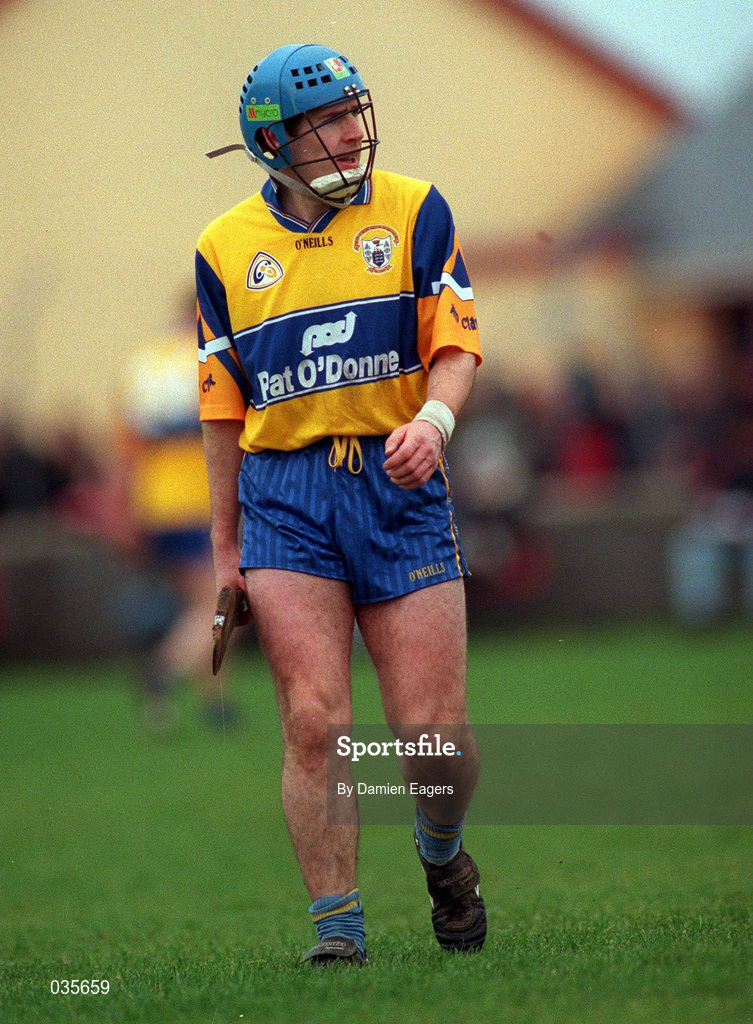 27 February 2000; Ken Ralph of Clare during the Church & General National Hurling League Division 1A Round 2 match between Clare and Galway at Hennessy Park in Miltown Malbay, Clare. Photo by Damien Eagers/Sportsfile