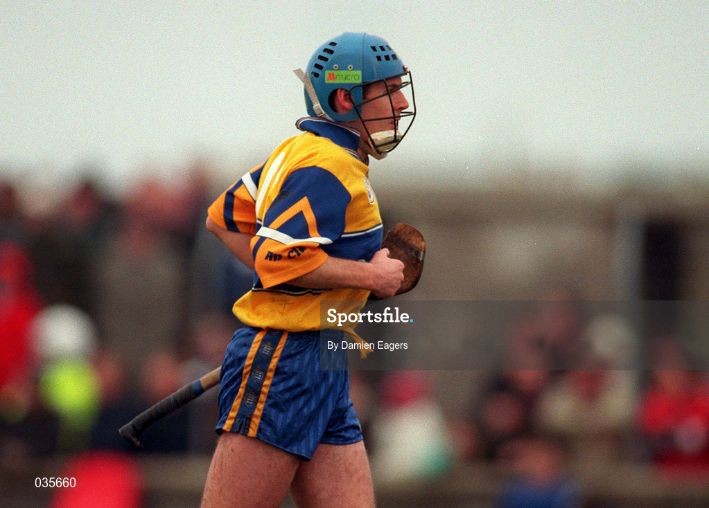 27 February 2000; Ken Ralph of Clare during the Church & General National Hurling League Division 1A Round 2 match between Clare and Galway at Hennessy Park in Miltown Malbay, Clare. Photo by Damien Eagers/Sportsfile