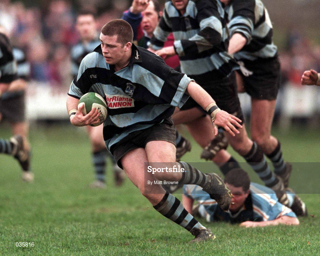 13 February 2000; Marcus Horan of Shannon during the AIB All-Ireland League Division 1 match between Garryowen and Shannon at Dooradoyle in Limerick. Photo by Matt Browne/Sportsfile