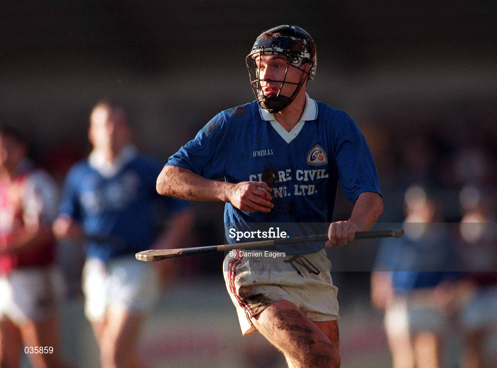 13 February 2000; Lorcan Hassett of St Joseph's Doora Barefield during the AIB All-Ireland Senior Club Hurling Championship Semi-Final match between Cushendall and St Joseph's Doora Barefield at Parnell Park in Dublin. Photo by Damien Eagers/Sportsfile