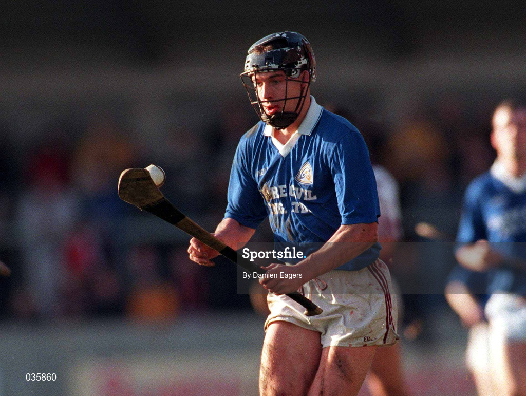 13 February 2000; Lorcan Hassett of St Joseph's Doora Barefield during the AIB All-Ireland Senior Club Hurling Championship Semi-Final match between Cushendall and St Joseph's Doora Barefield at Parnell Park in Dublin. Photo by Damien Eagers/Sportsfile
