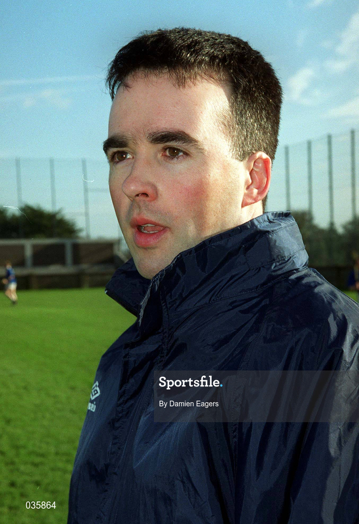 13 February 2000; St Joseph's Doora Barefield trainer Louis Mulqueen before the AIB All-Ireland Senior Club Hurling Championship Semi-Final match between Cushendall and St Joseph's Doora Barefield at Parnell Park in Dublin. Photo by Damien Eagers/Sportsfile