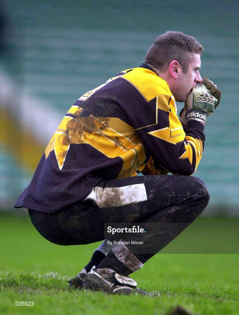 12 December 1999; Doonbeg goalkeeper Nigel Dillon looks on in the final moments of the game during the AIB Munster Senior Club Football Championship Final match between UCC and Doonbeg at the Gaelic Grounds in Limerick. Photo by Brendan Moran/Sportsfile